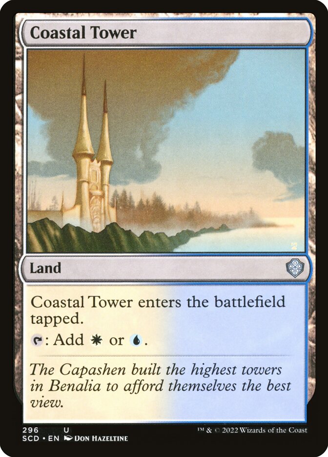 Coastal Tower 296 - Starter Commander Decks MTG card