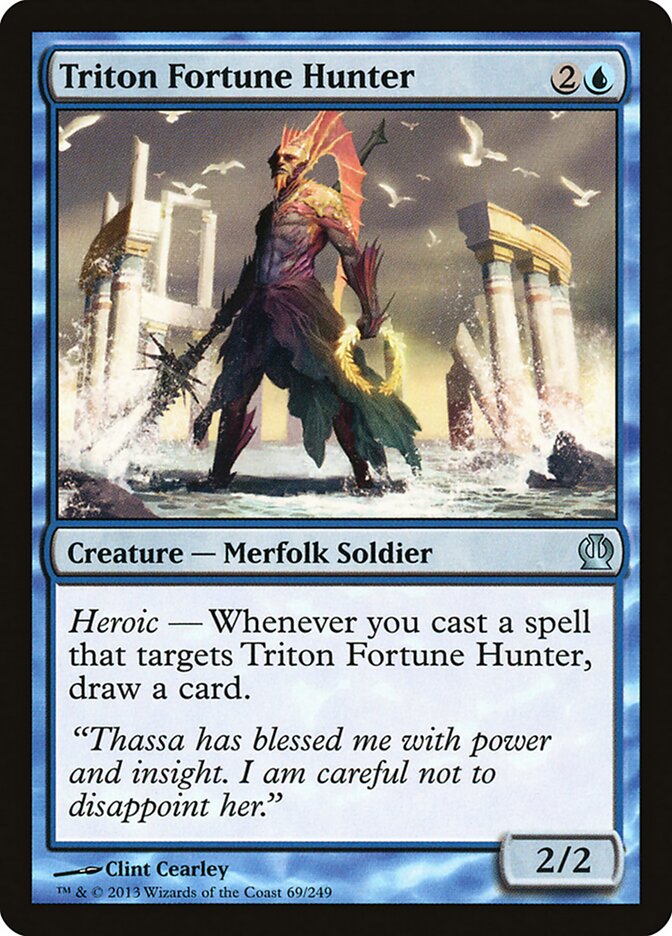 Triton Fortune Hunter 69 - Theros MTG card