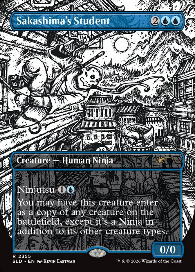 Sakashima's Student 2355 - Secret Lair Drop MTG card