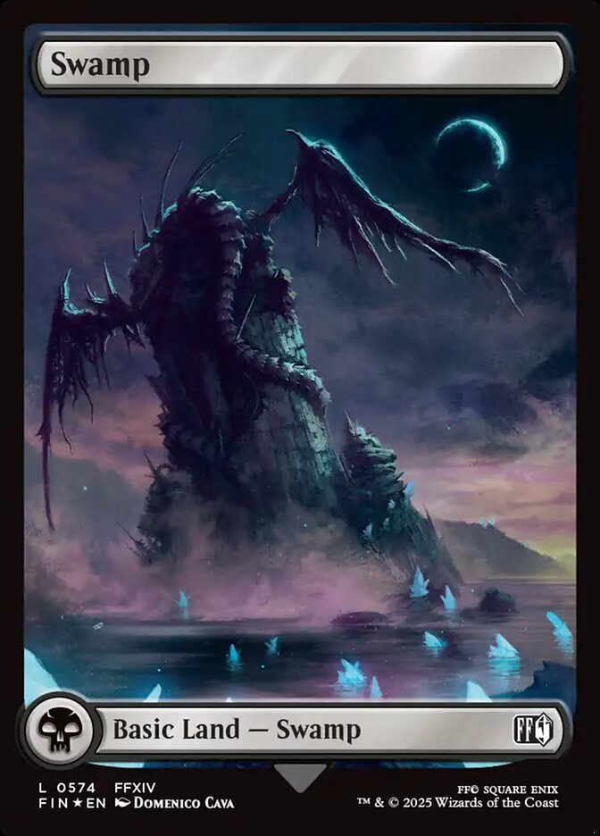 Swamp 574 - Final Fantasy MTG card