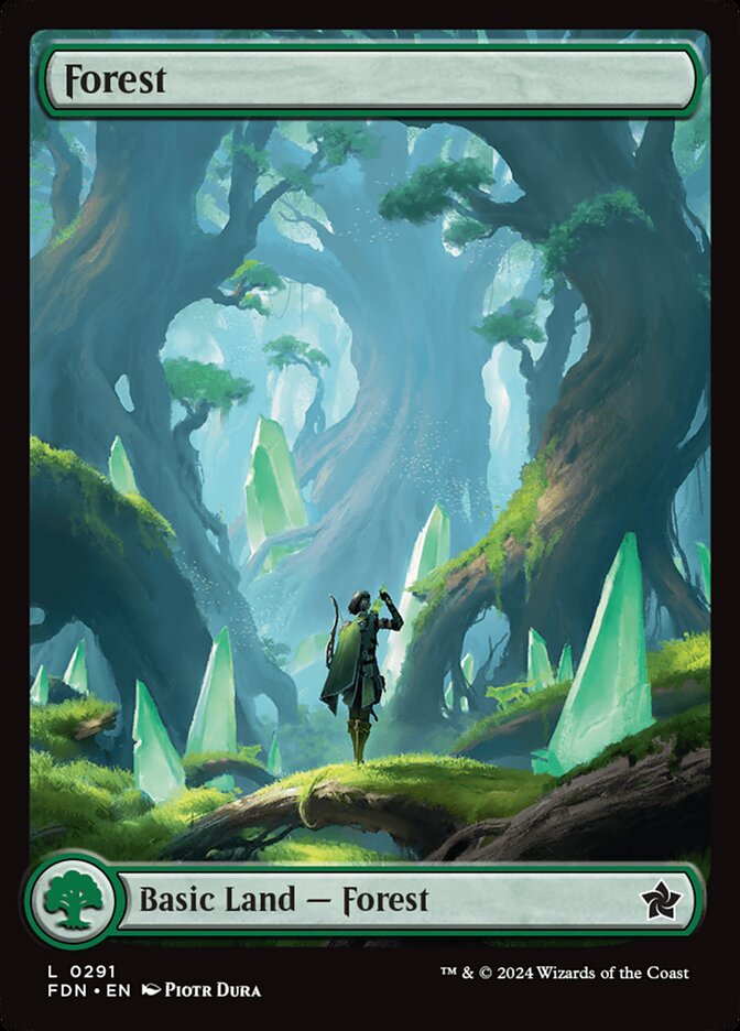 Forest 291 - Foundations MTG card