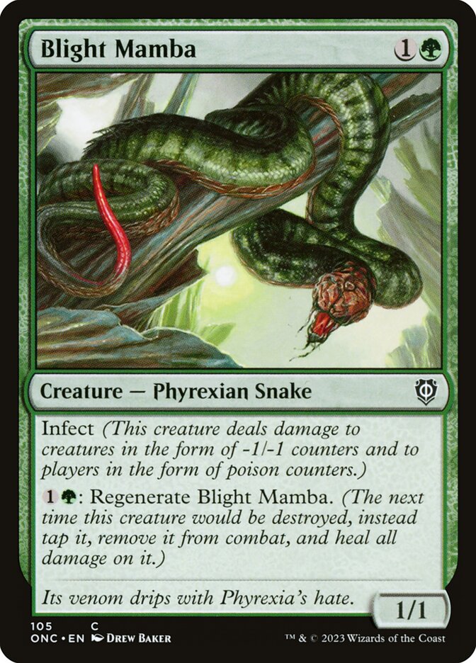 Blight Mamba 105 - Phyrexia: All Will Be One Commander MTG card