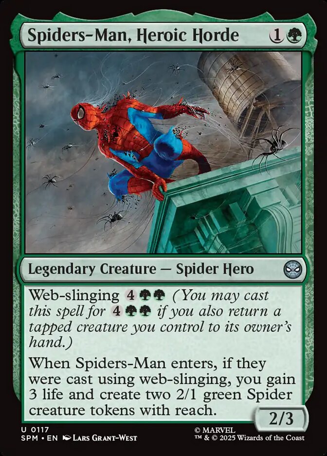 Spiders-Man, Heroic Horde 117 - Marvel's Spider-Man MTG card
