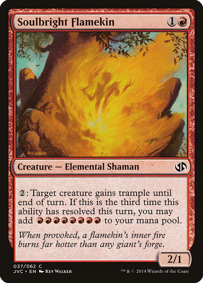 Soulbright Flamekin 37 - Duel Decks Anthology: Jace vs. Chandra MTG card