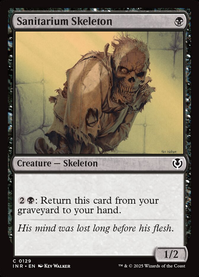 Sanitarium Skeleton 129 - Innistrad Remastered MTG card