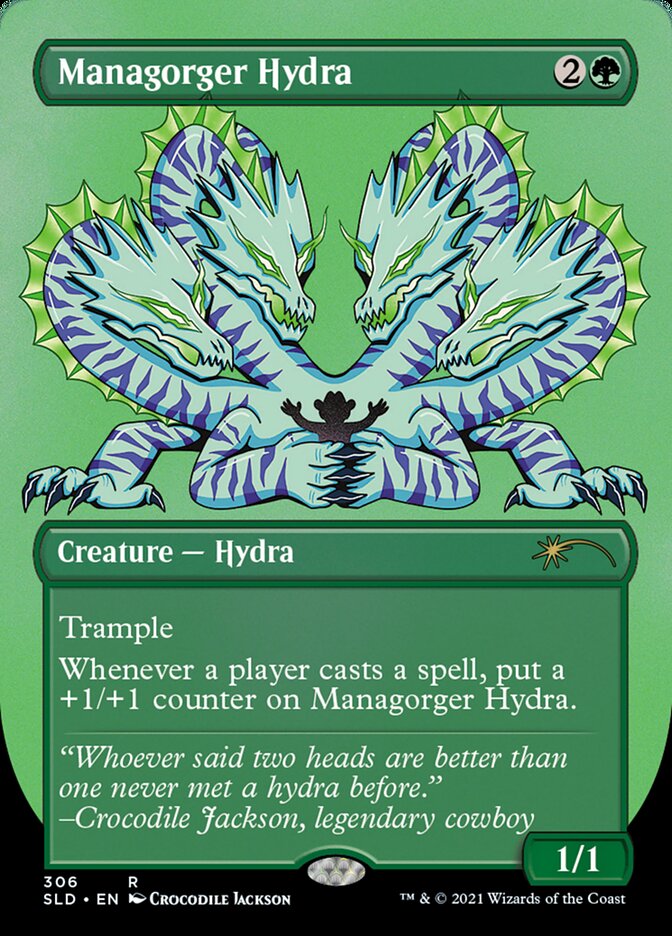 Managorger Hydra 306 - Secret Lair Drop MTG card