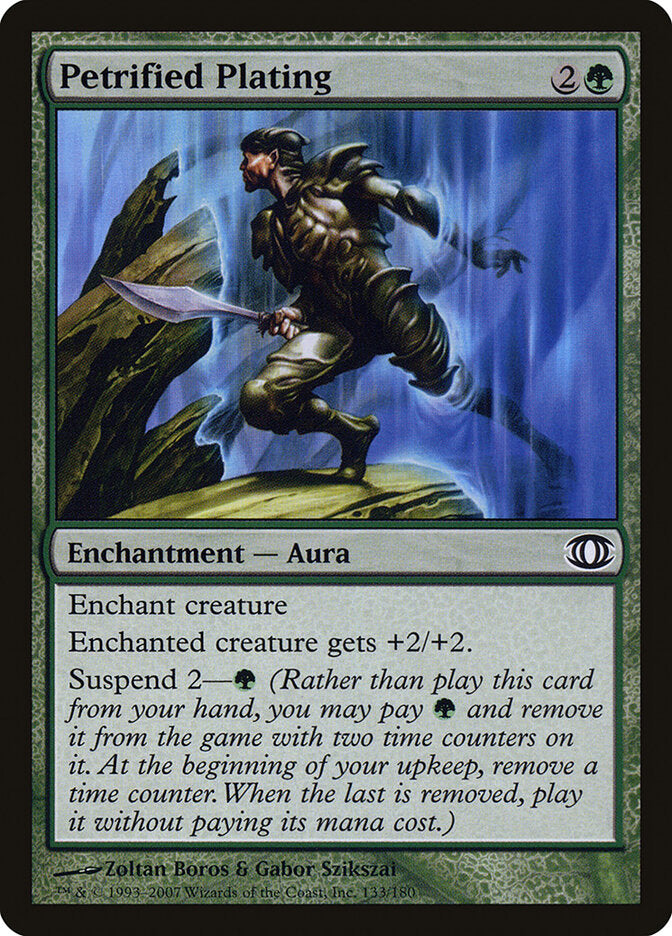 Petrified Plating 133 - Future Sight MTG card