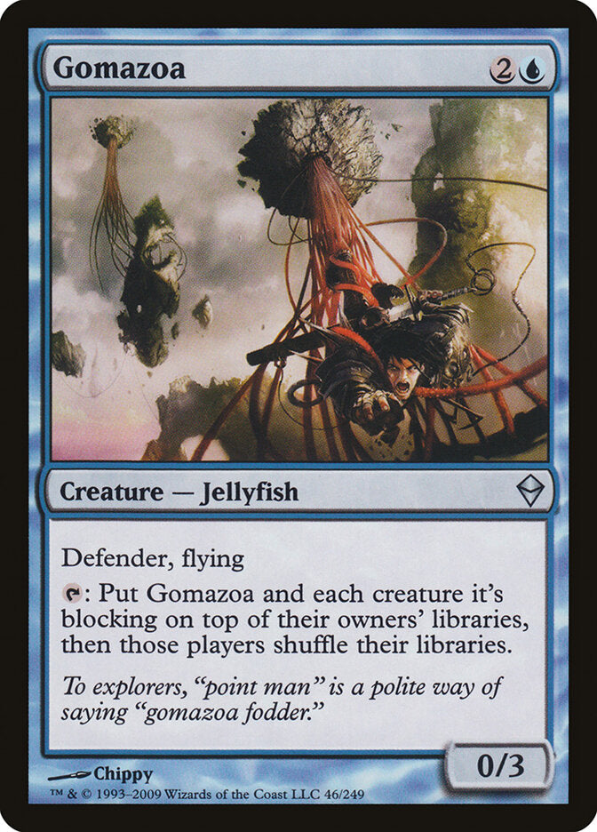 Gomazoa 46 - Zendikar MTG card