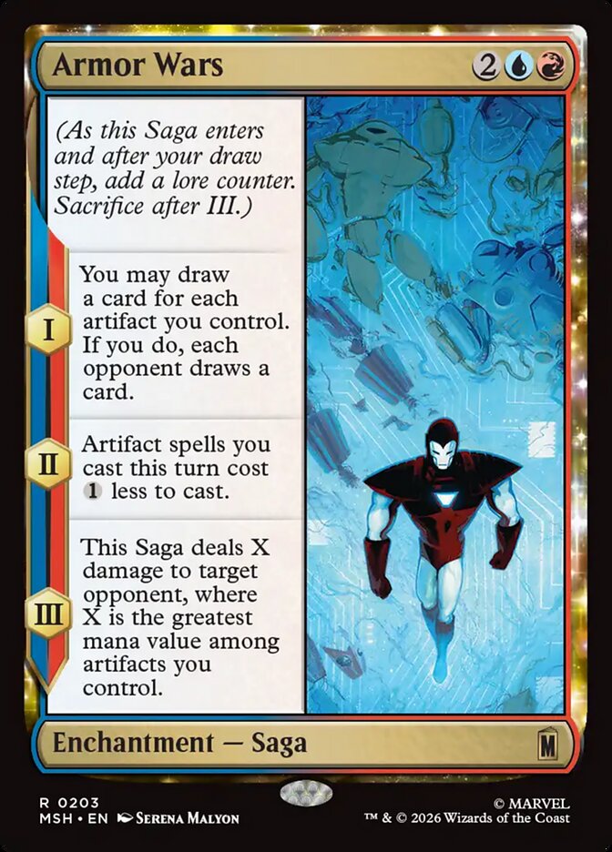 Armor Wars 203 - Marvel Super Heroes MTG card
