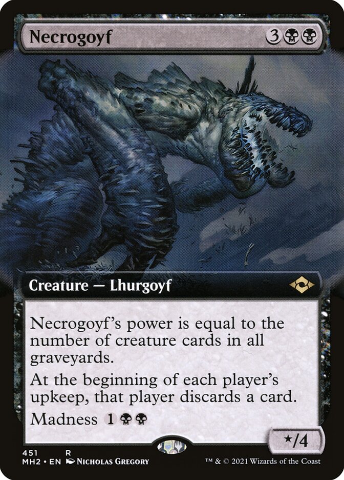 Necrogoyf 451 - Modern Horizons 2 MTG card