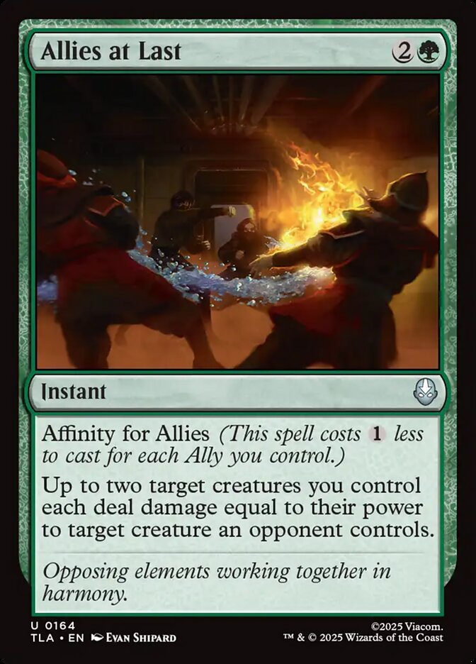 Allies at Last 164 - Avatar: The Last Airbender MTG card