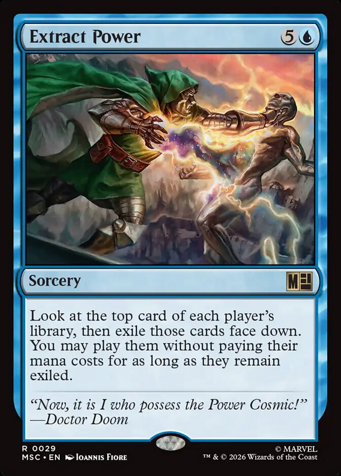 Extract Power 29 - Marvel Super Heroes Commander MTG card