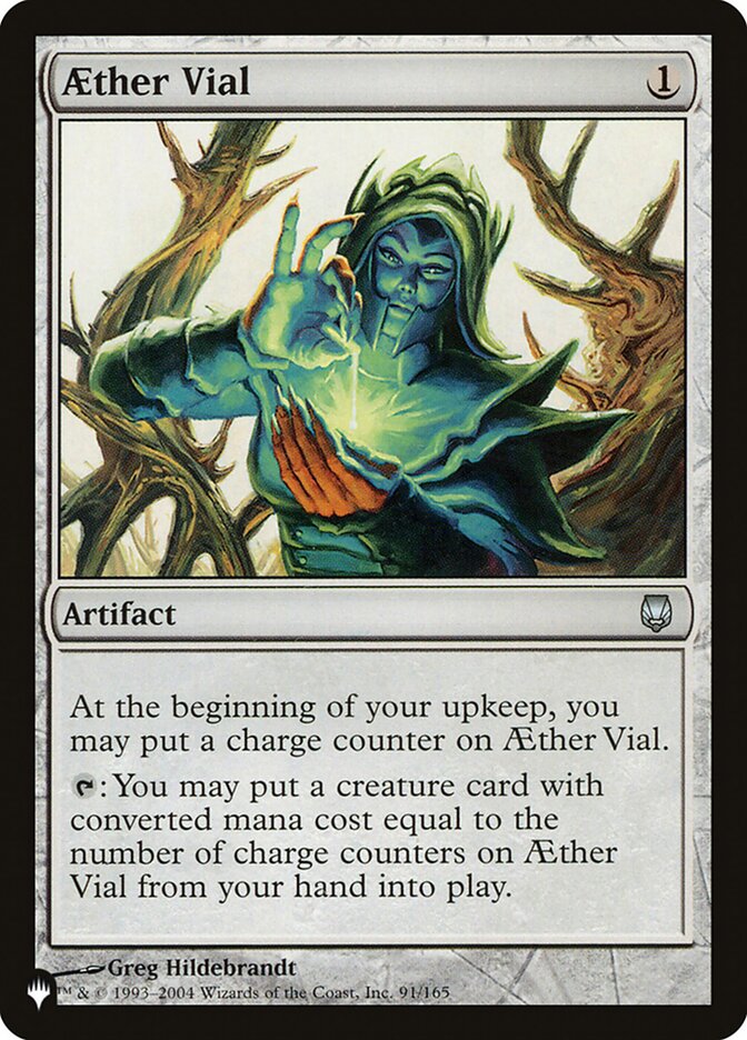 Aether Vial DST-91 - The List MTG card