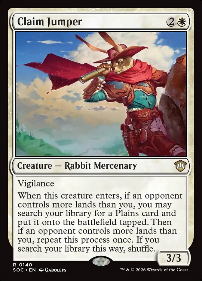 Claim Jumper 140 - Secrets of Strixhaven Commander MTG card