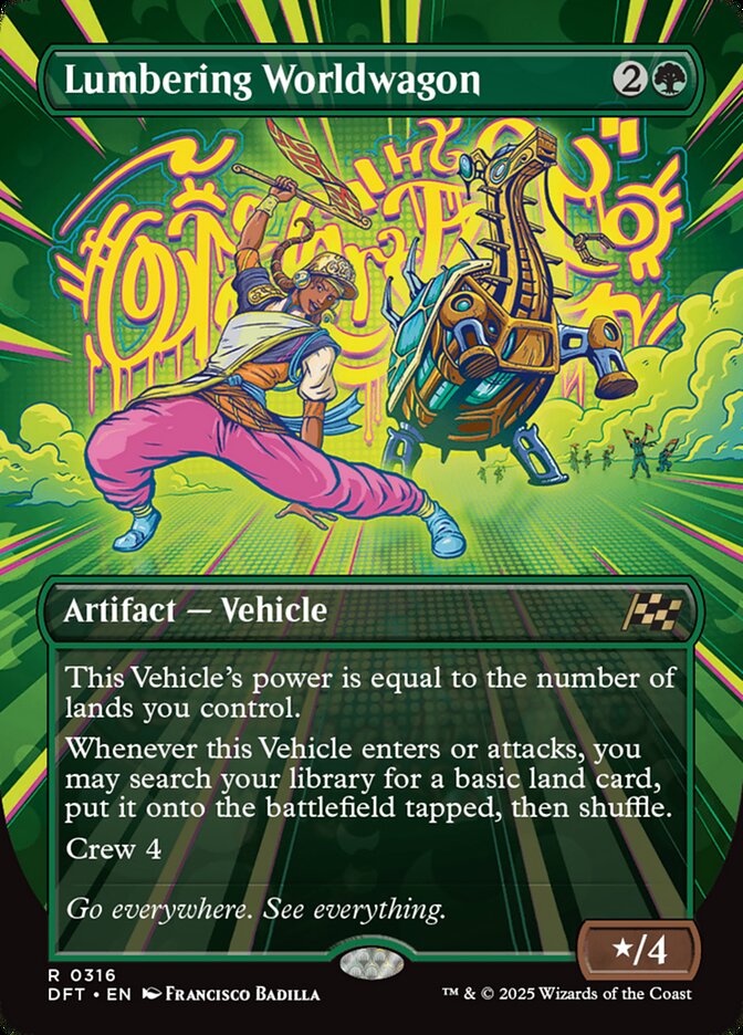 Lumbering Worldwagon 316 - Aetherdrift MTG card