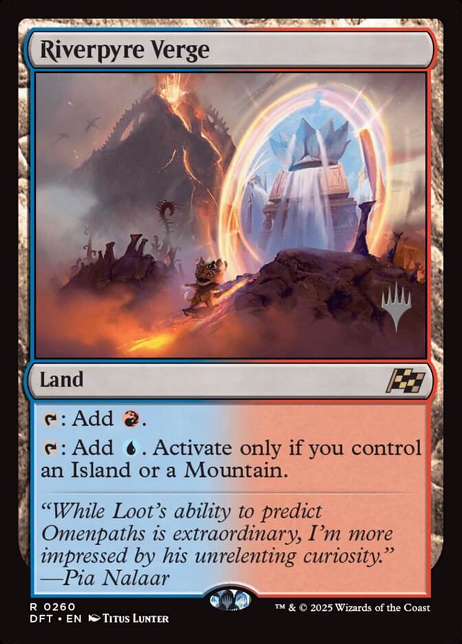 Riverpyre Verge 260p - Aetherdrift Promos MTG card