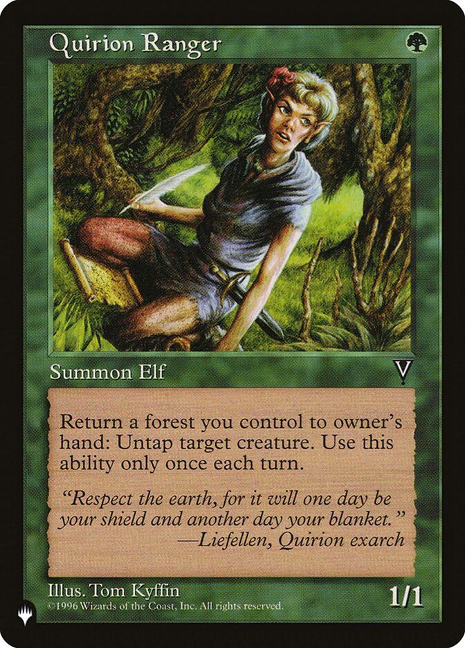 Quirion Ranger VIS-117 - The List MTG card