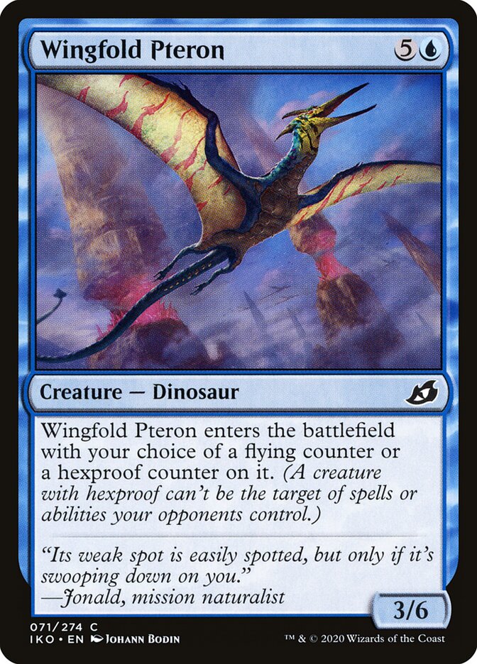 Wingfold Pteron 71 - Ikoria: Lair of Behemoths MTG card