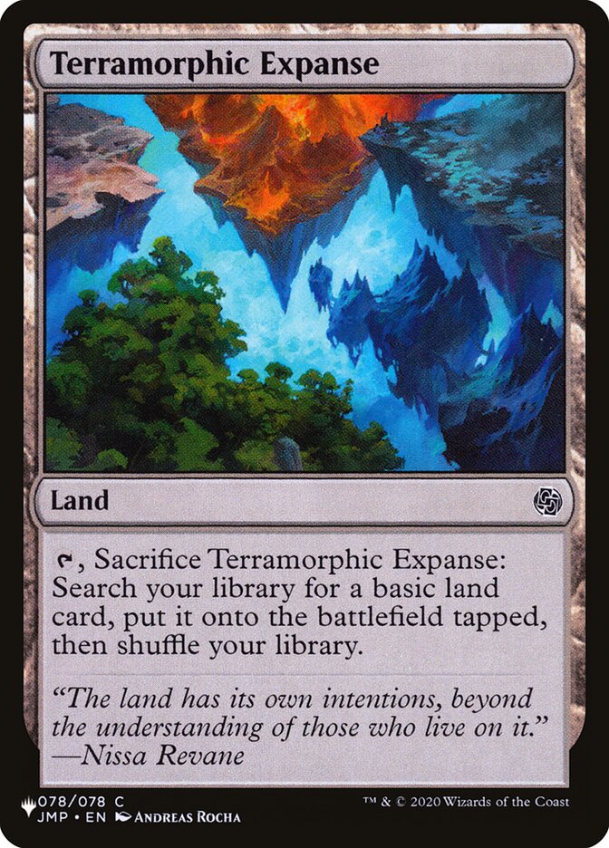 Terramorphic Expanse JMP-78 - The List MTG card
