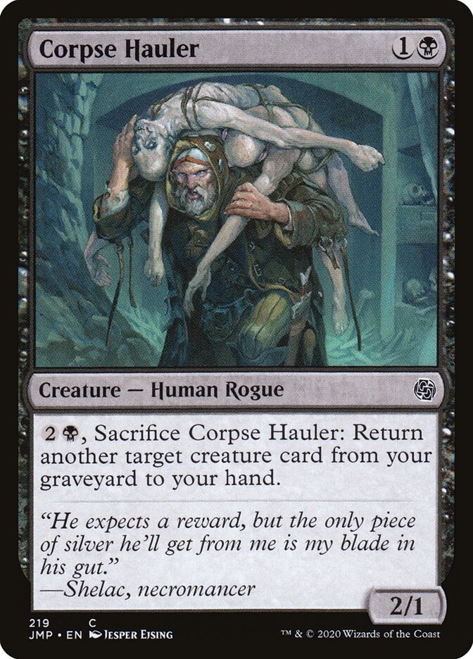 Corpse Hauler 219 - Jumpstart MTG card
