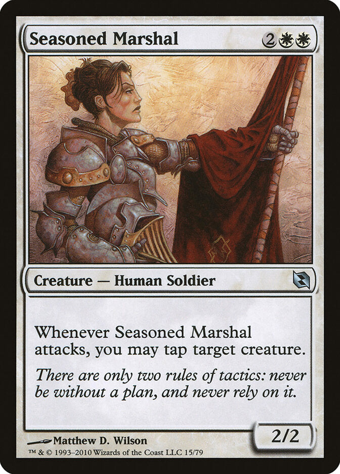 Seasoned Marshal 15 - Duel Decks: Elspeth vs. Tezzeret MTG card