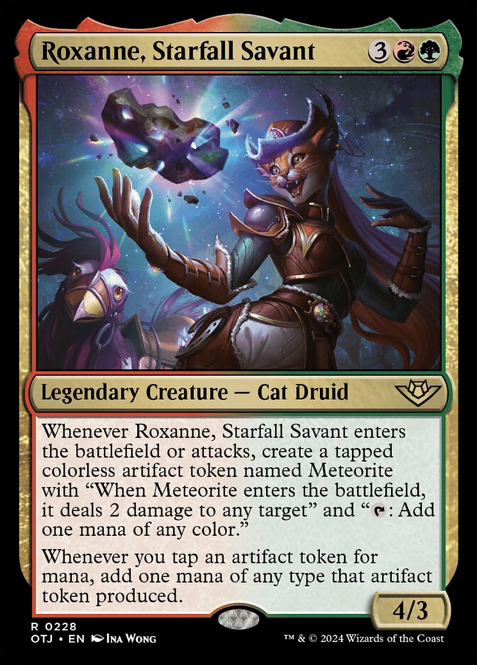 Roxanne, Starfall Savant 228 - Outlaws of Thunder Junction MTG card