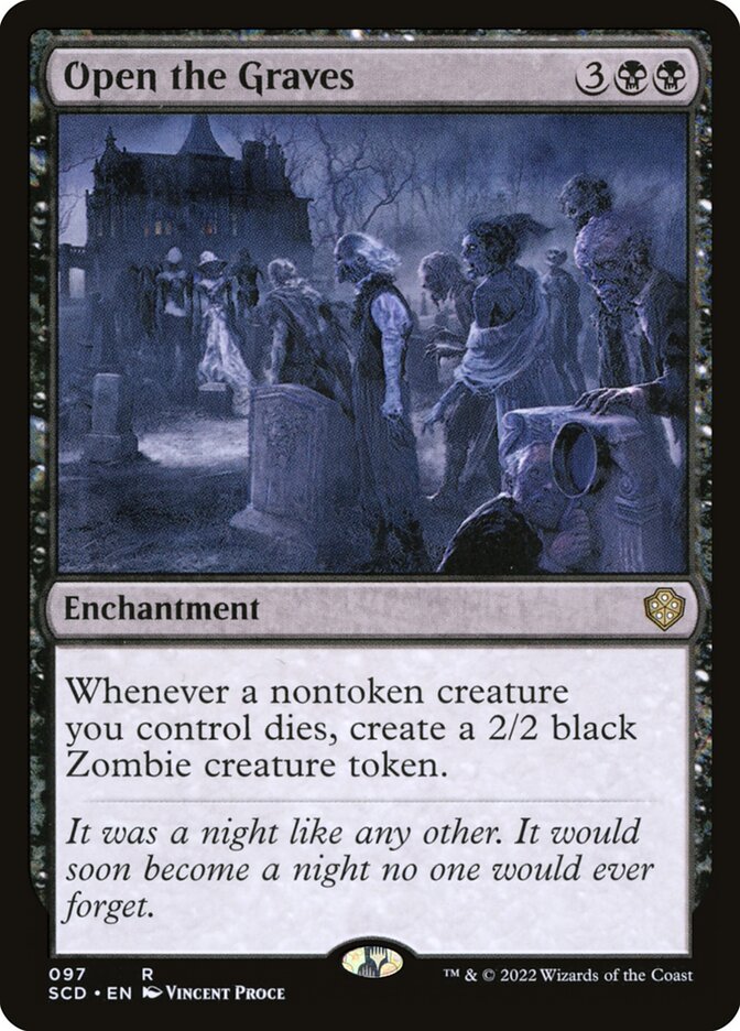 Open the Graves 97 - Starter Commander Decks MTG card
