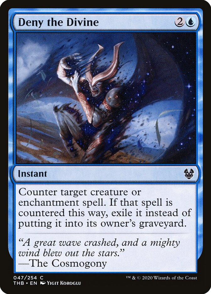 Deny the Divine 47 - Theros Beyond Death MTG card