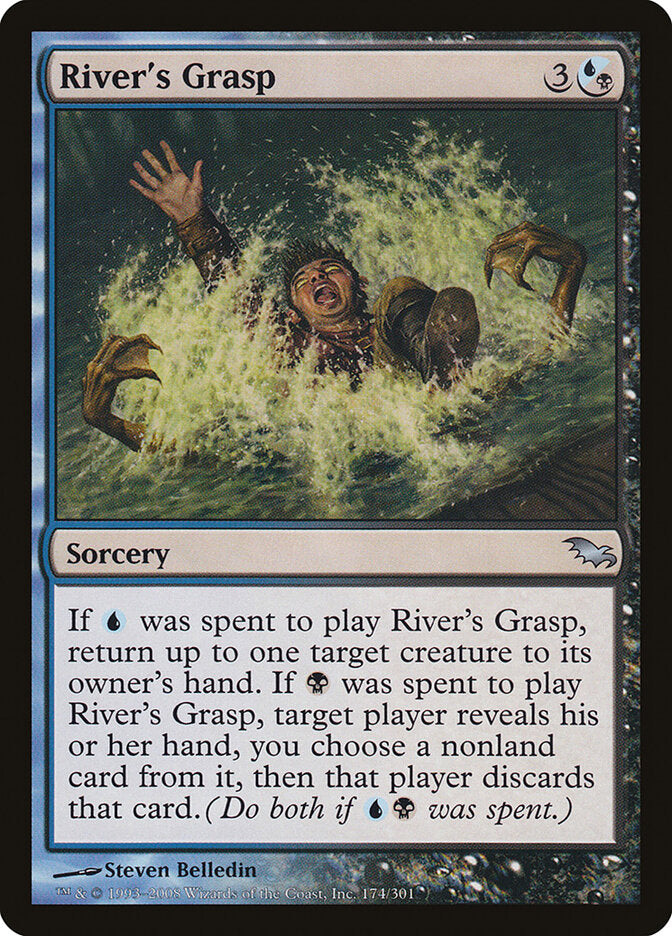 River's Grasp 174 - Shadowmoor MTG card