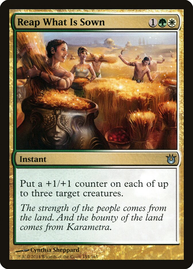 Reap What Is Sown 154 - Born of the Gods MTG card