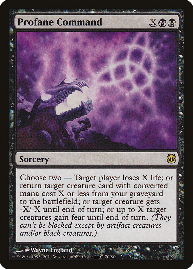 Profane Command 70 - Duel Decks: Ajani vs. Nicol Bolas MTG card