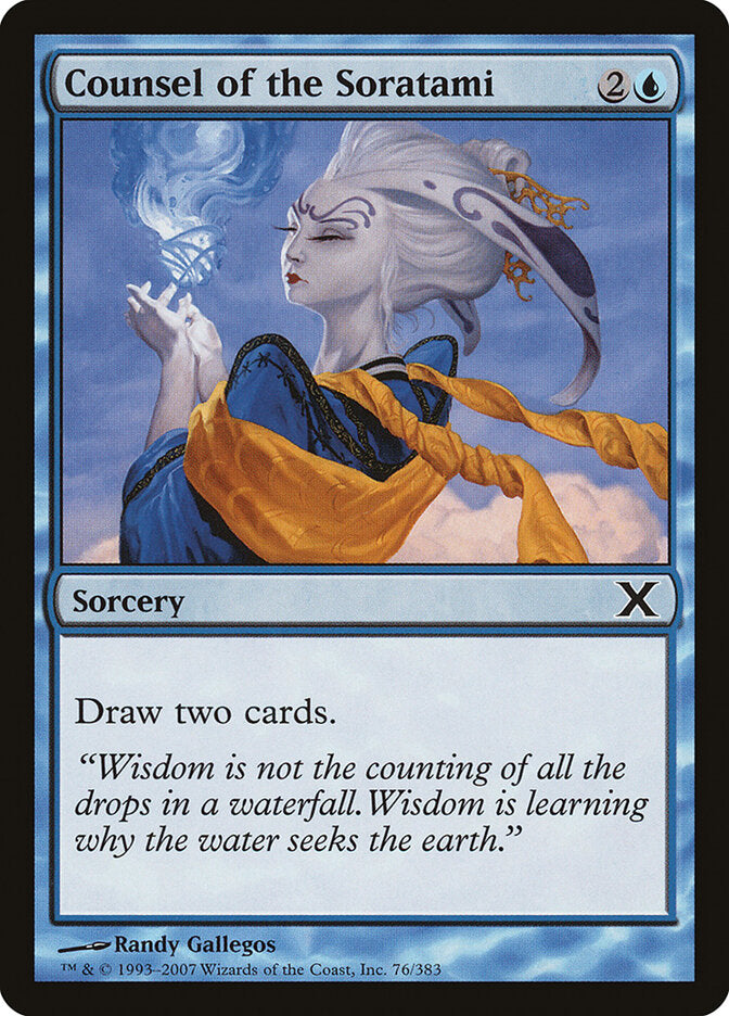 Counsel of the Soratami 76 - Tenth Edition MTG card
