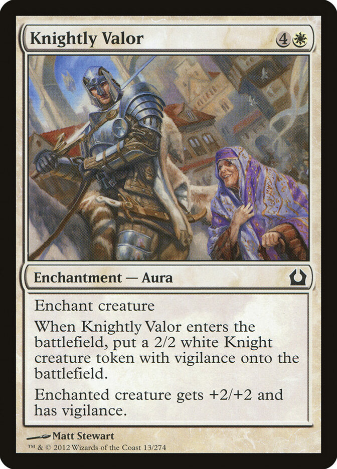 Knightly Valor 13 - Return to Ravnica MTG card