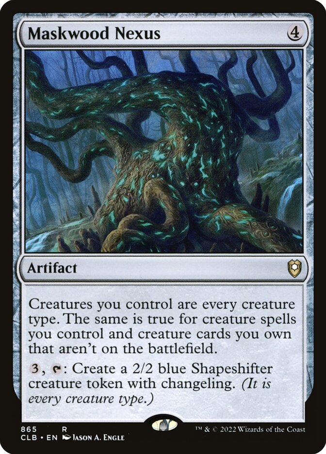 Maskwood Nexus 865 - Commander Legends: Battle for Baldur's Gate MTG card