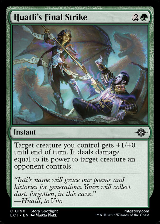 Huatli's Final Strike 190 - The Lost Caverns of Ixalan MTG card
