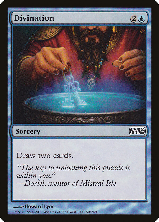 Divination 50 - Magic 2012 MTG card