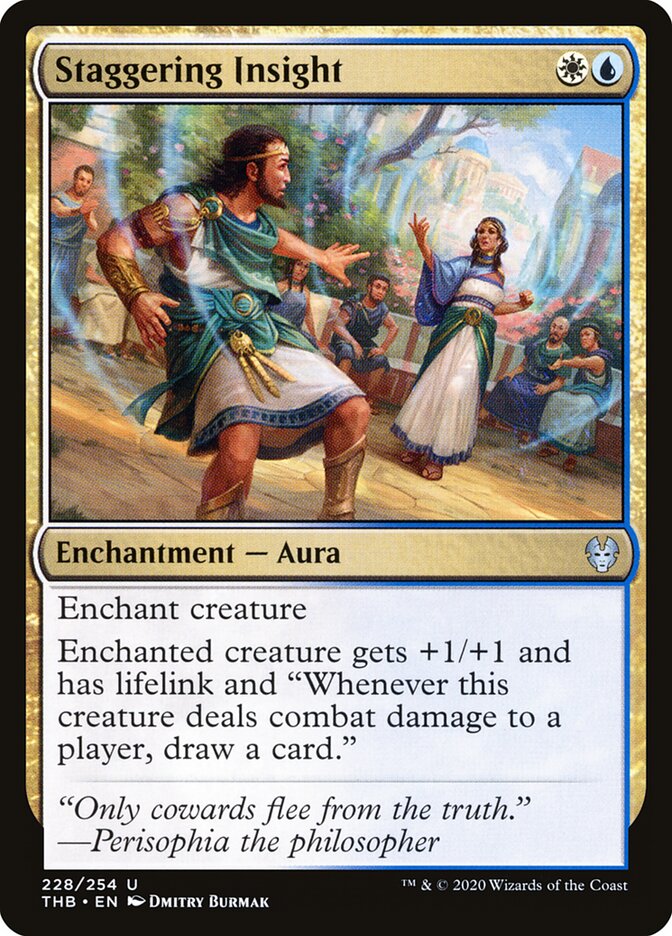 Staggering Insight 228 - Theros Beyond Death MTG card