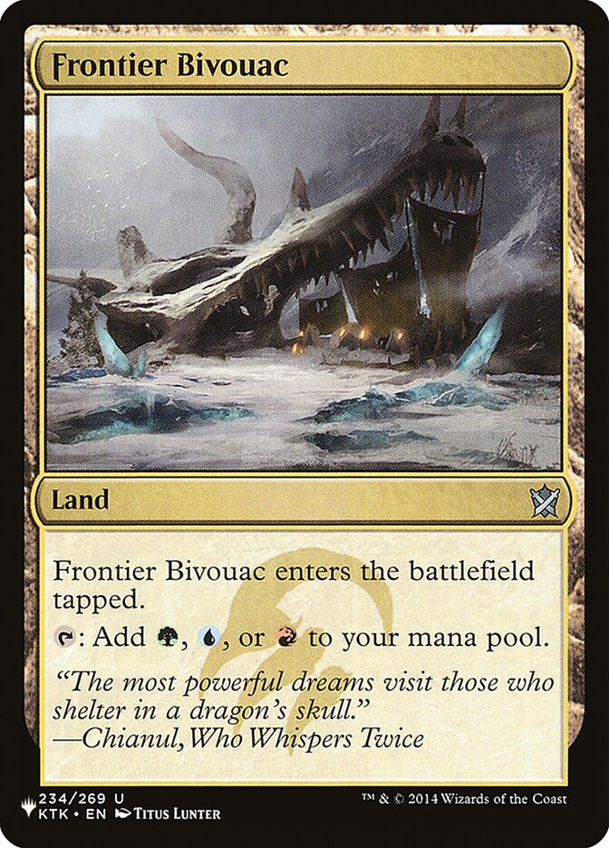 Frontier Bivouac KTK-234 - The List MTG card