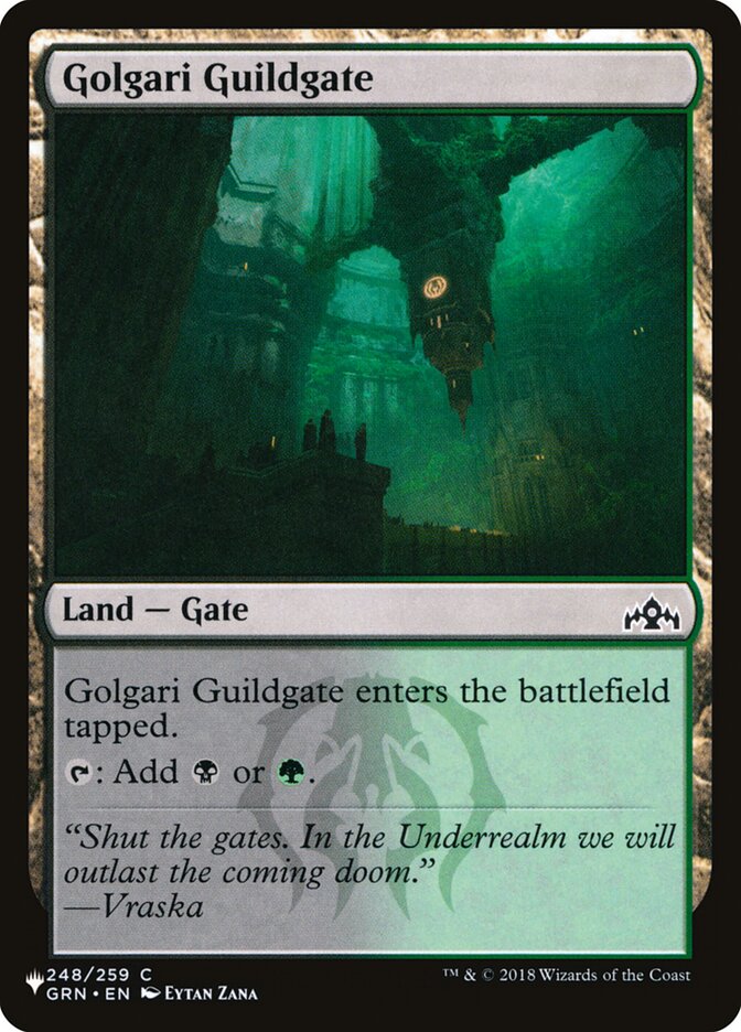 Golgari Guildgate GRN-248 - The List MTG card
