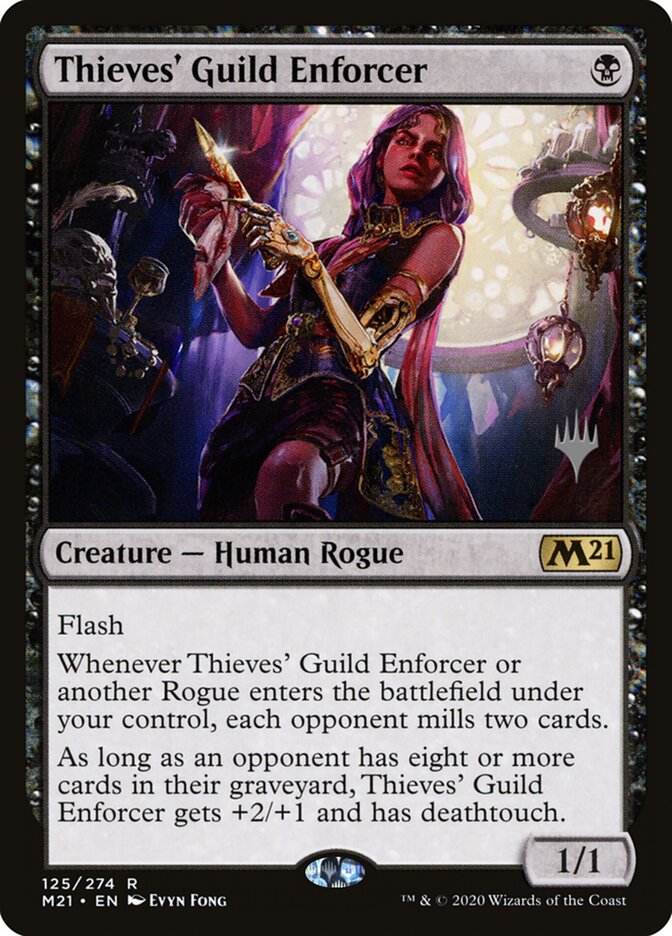 Thieves' Guild Enforcer 125p - Core Set 2021 Promos MTG card