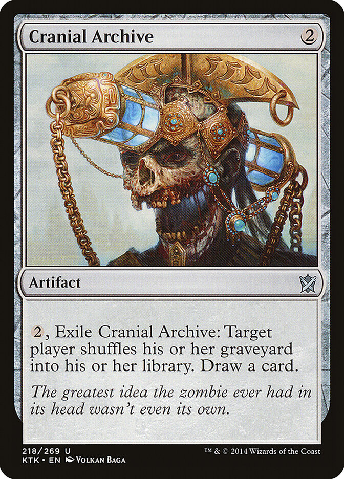 Cranial Archive 218 - Khans of Tarkir MTG card