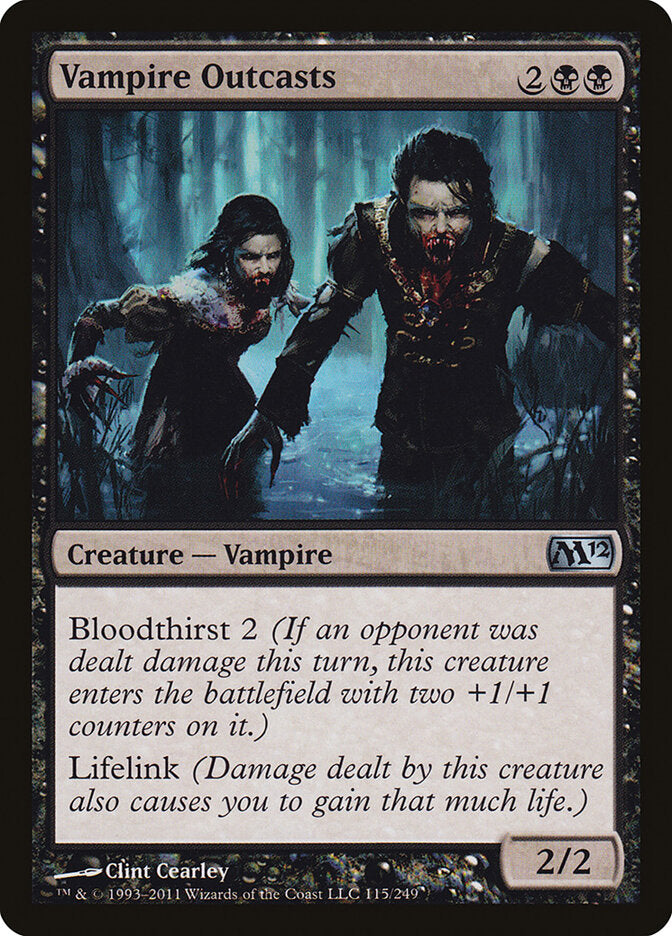 Vampire Outcasts 115 - Magic 2012 MTG card