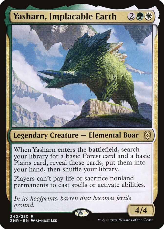 Yasharn, Implacable Earth 240 - Zendikar Rising MTG card