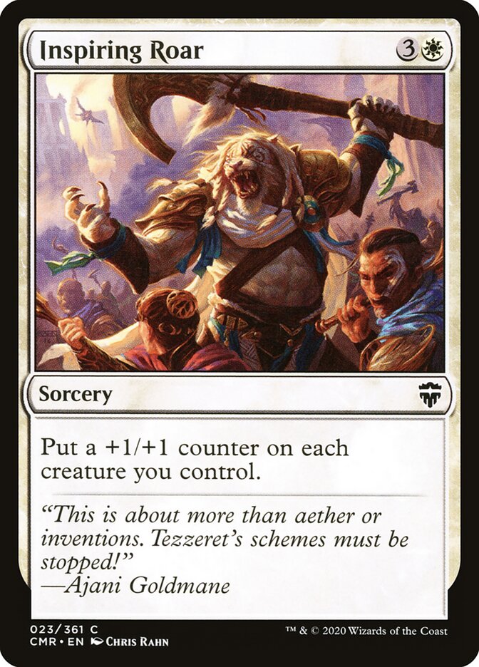 Inspiring Roar 23 - Commander Legends MTG card