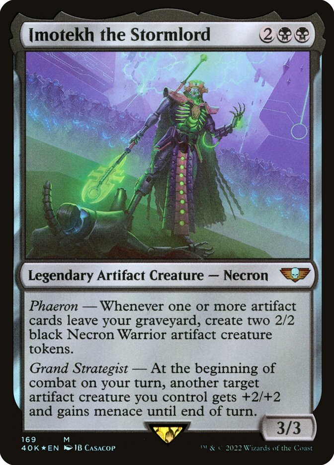 Imotekh the Stormlord 169 - Warhammer 40,000 Commander MTG card