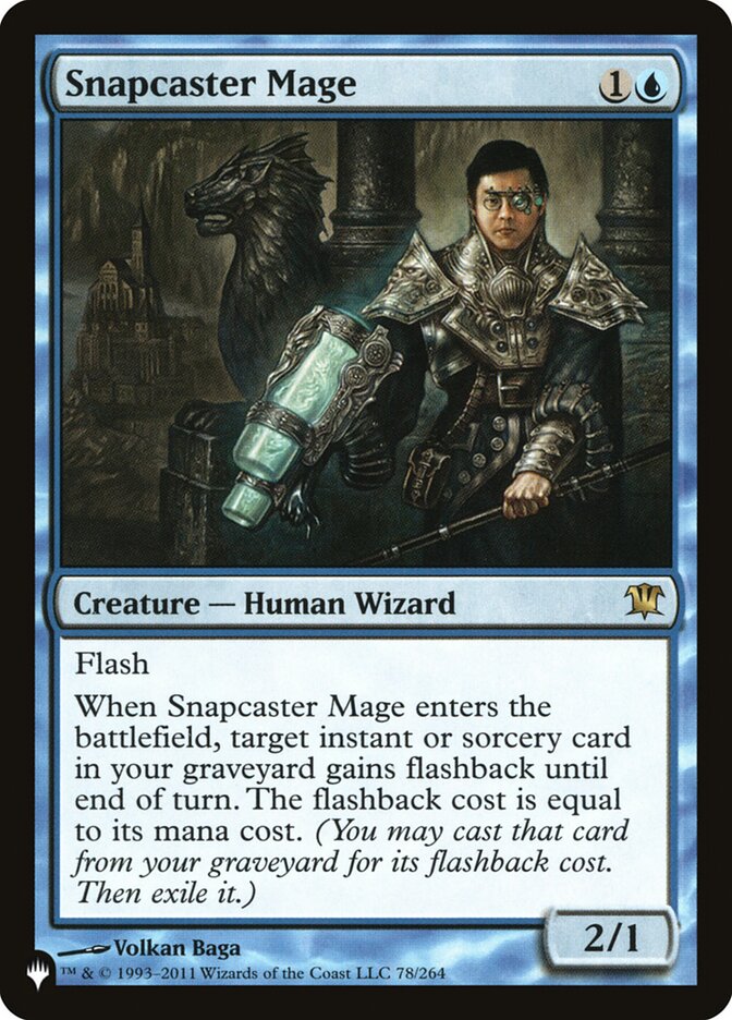 Snapcaster Mage ISD-78 - The List MTG card