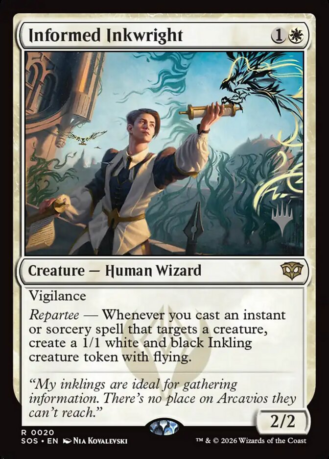 Informed Inkwright 20p - Secrets of Strixhaven Promos MTG card
