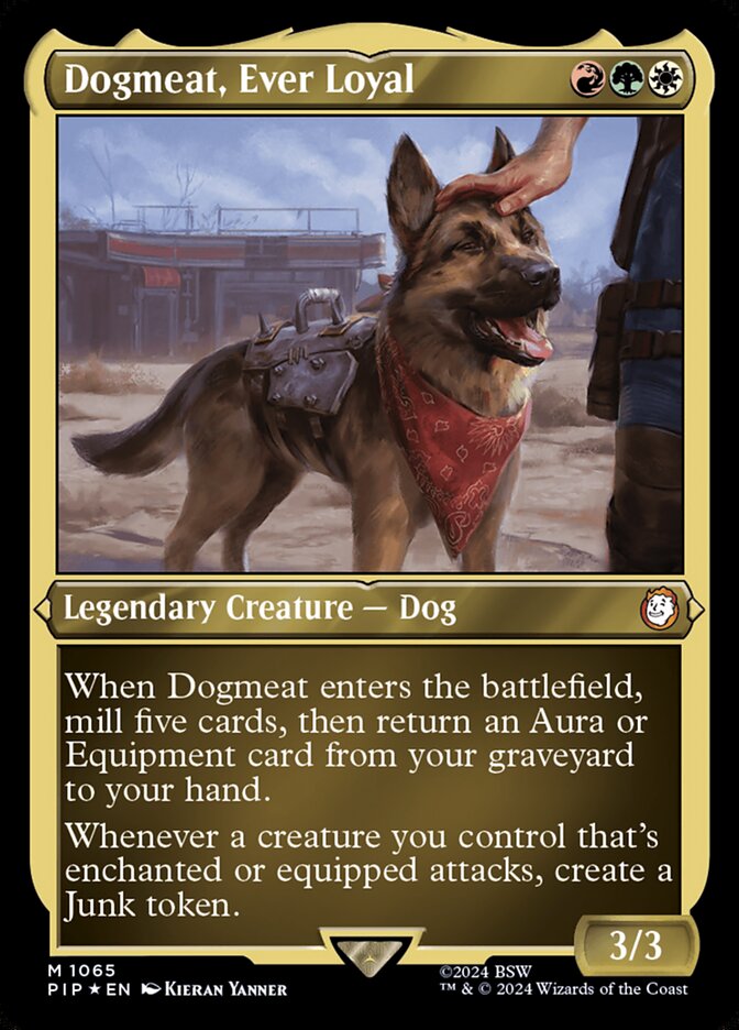 Dogmeat, Ever Loyal 1065 - Fallout MTG card