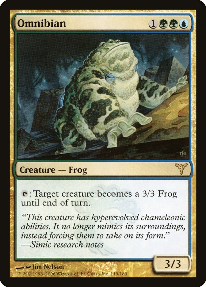 Omnibian 119 - Dissension MTG card