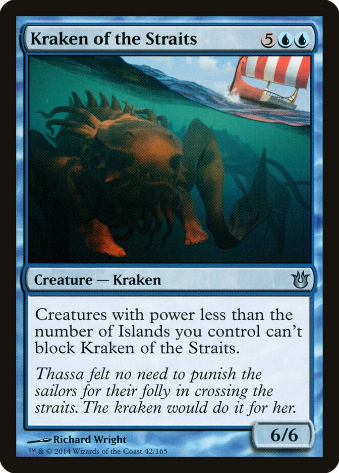 Kraken of the Straits 42 - Born of the Gods MTG card